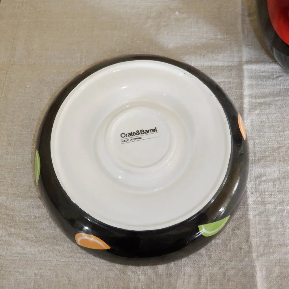 Vintage Pimenta-Caliente Margarita Pitcher and Salter by Crate and Barrel